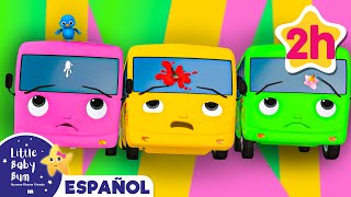 Las ruedas del autobus 🚌 Caricaturas de autobuses 🚌 Canciones infantiles  LBB Español [upl. by Meid]