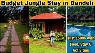 Tusker Trails Dandeli Resort  Budget Jungle Stay in Dandeli  1500 with Food Stay amp Activities [upl. by Klein]