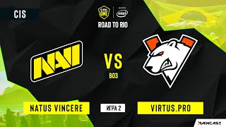 Natus Vincere vs Virtuspro Map 2 Train BO3  ESL One Road to Rio [upl. by Limaj]