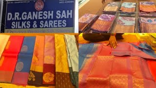 DRGanesh sah silk saree shop coimbatore silk saree shopping vlog coimbatore saree shop [upl. by Adriena]