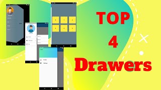 Different Types of Drawer in Flutter  Flutter Tutorials [upl. by Lallage]