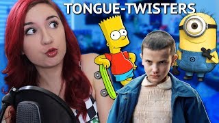 TONGUE TWISTER IMPRESSIONS CHALLENGE 2 Multilingual [upl. by Nylinnej]