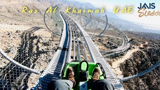 Jebel Jais Ras Al Khaimah UAE  Jais Sledder An Ultimate Alphine Coaster Experience  4K60fps [upl. by Pearman]