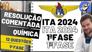 📝Resolução ITA 2024  1ªFASE  QUÍMICA [upl. by Irem764]