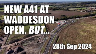 New A41 Bicester Road Waddesdon Open But  28th Sep 2024 [upl. by Colson906]