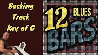 12 Bar Blues in G  Backing Track [upl. by Otilesoj]