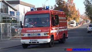 Sirenenalarm RTW ASB RW Großkrotzenburg  DLK FF HUGroßauheim  GWW FF Maintal [upl. by Akyeluz]