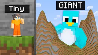 TINY vs GIANT Hide and Seek in Minecraft Prop Hunt [upl. by Ynamad]