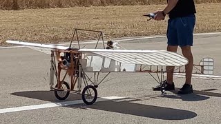 RC Airplanes  The FANTASTIC Blériot XI 13 large model scale  the flight [upl. by Annawyt]