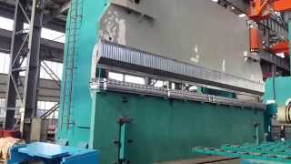 2000T Hydraulic Press Brake  2000 tons Large CNC Press Brake Bending steel plate 20mm x 14 meters [upl. by Triny]