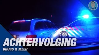 ACHTERVOLGING AANHOUDING DRUGS AANHOUDING ZEDEN amp MEER TWEE NACHTDIENSTEN [upl. by Novyaj]