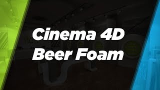 Cinema 4D Foam Tutorial with 3D Fluff [upl. by Borer573]