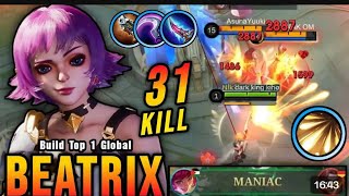 Beatrix best sniper montage mlbb [upl. by Herahab]