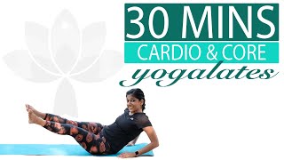 Surya Namaskar  Abs amp Core Yoga Workout  FIT 30  Yogalates with Rashmi [upl. by Inoy990]