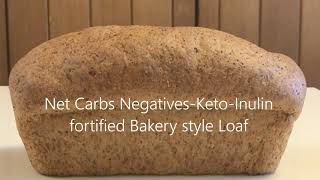 Carb negative Keto Bread Loaf fortified with Inulin [upl. by Warford]