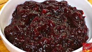 Cranberry Sauce Recipe  Grand Marnier Cranberry Sauce [upl. by Livia]