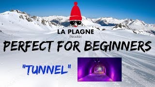 La Plagne Piste Guide Perfect for Beginners 4K Tunnel [upl. by Davidde]