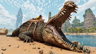 Taming the quotTerrible Crocodilequot Deinosuchus  ARK Survival Ascended EP83 [upl. by Aisyle294]