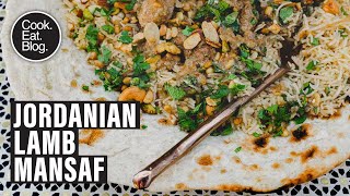 Learn how to make Jordanian Lamb Mansaf [upl. by Ahsiekel]