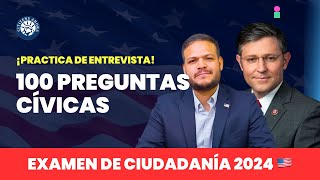 Practica de las 100 preguntas cívicas  Ciudadanía americana [upl. by Bick3]