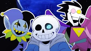 Fighting Sans Jevil and Spamton ALL AT ONCE [upl. by Dorette]