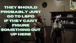 Aspen Asks McNulty to help her shape BCSO Aspen and McNulty have something to say to LSPD l NoPixel [upl. by Areemas872]