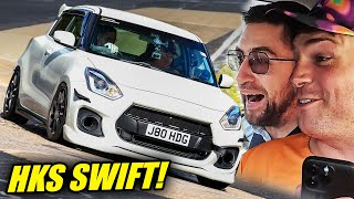 HKS Suzuki Swift Sport vs UNBELIEAVABLE Track Conditions  Nürburgring [upl. by Graf736]