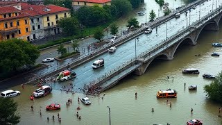 🚨 Europa SE INUNDA Nueva TORMENTA en Italia y España Lluvias Torrenciales en Malaga Inundaciones [upl. by Oeht]