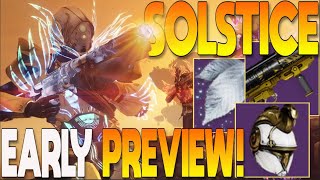 FIRST LOOK AT NEW SOLSTICE 2024 Armor Sets Cosmetics amp FREE LOOT EARLY PREVIEW  Destiny 2 [upl. by Letnahc579]