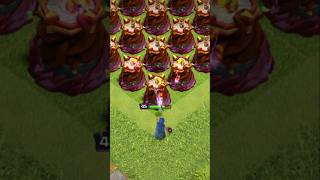 Royal Champion Vs All Max Wizard Tower  Fearlessmancoc clashofclans clash coc cocshorts [upl. by Buddie]