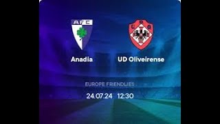 Anadia vs UD Oliveirense club friendly live stream [upl. by Kaazi]