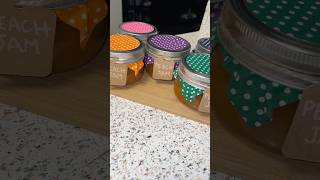 Peach Jam 🍑 homemade jam peaches recipe jamrecipe canning shorts [upl. by Milt]