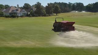 Topdressing Greens After Aeration [upl. by Millhon5]