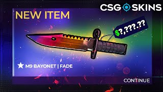 CSGOSKINS 10000 CASE BATTLE KARAMBIT Csgoskins Promo Code 2024 [upl. by Lorusso]