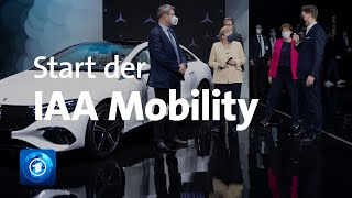 Mobilitätsmesse IAA Mobility beginnt in München [upl. by Norrab]