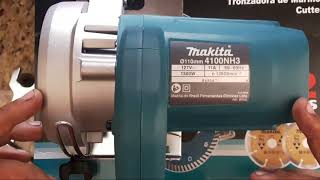 MAKITA 4100NH3  SERRA MÁRMORE UMBOXING [upl. by Erika]