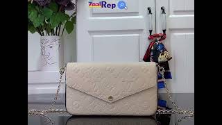 Louis Vuitton Felicie Pochette M82363 Cream [upl. by Auqinahs]