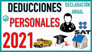 Deducciones Personales para 2021  Declaración Anual 2020 [upl. by Edrea21]