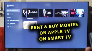 How To Rent And Buy Movies On Apple TV App On Smart TV [upl. by Waldner]