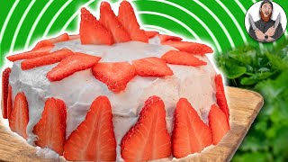 ERDBEER SAHNE TORTE mal ganz anders 🍓🍓  Jos Easykitchen [upl. by Nicko618]