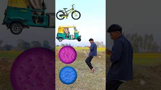 Rotating Biscuits to Bicycle Toto Scooter amp Alto  Vehicles names magic video [upl. by Samalla447]