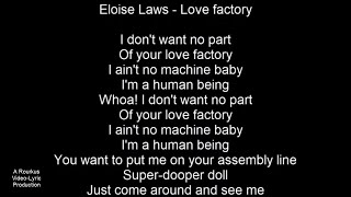 Northern Soul  Eloise Laws  Love Factory  With Lyrics [upl. by Rico]