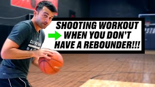 SHOOTING DRILLS WITH NO REBOUNDER  HoopStudy Basketball [upl. by Zetroc]