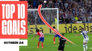 ¡Los 10 MEJORES GOLES de OCTUBRE en LALIGA EA SPORTS 🔥 [upl. by Thormora]