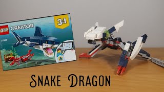 Lego 31088 alternate build Snake Dragon [upl. by Burnham]