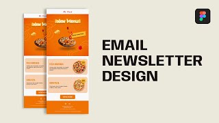 Email Newsletter Design  Figma Tutorial [upl. by Gilmour486]