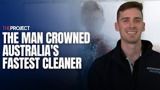 The Man Crowned Australias Fastest Cleaner [upl. by Hole173]