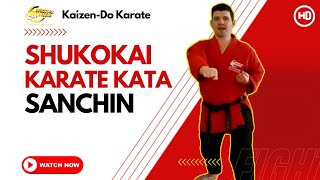 Shukokai Karate Kata  Sanchin [upl. by Orit485]