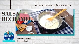 COMO HACER SALSA BECHAMEL FÁCIL Y RÁPIDO EN 2 MINUTOS  SALSA BLANCA  SALSA BECHAMEL CON MAIZENA [upl. by Warfourd765]