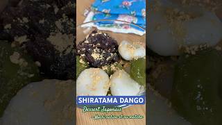 LE SHIRATAMA DANGO  Dessert Japonais  Mochi nature et au matcha 🍡  Recette Japonaise Végétale [upl. by Khalin284]